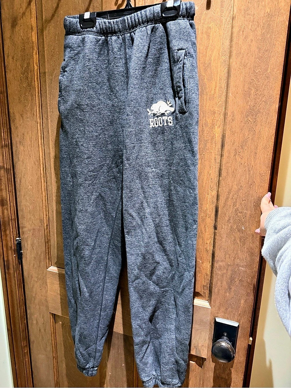 Roots Equestrian Gray Jogger Pants Size XS